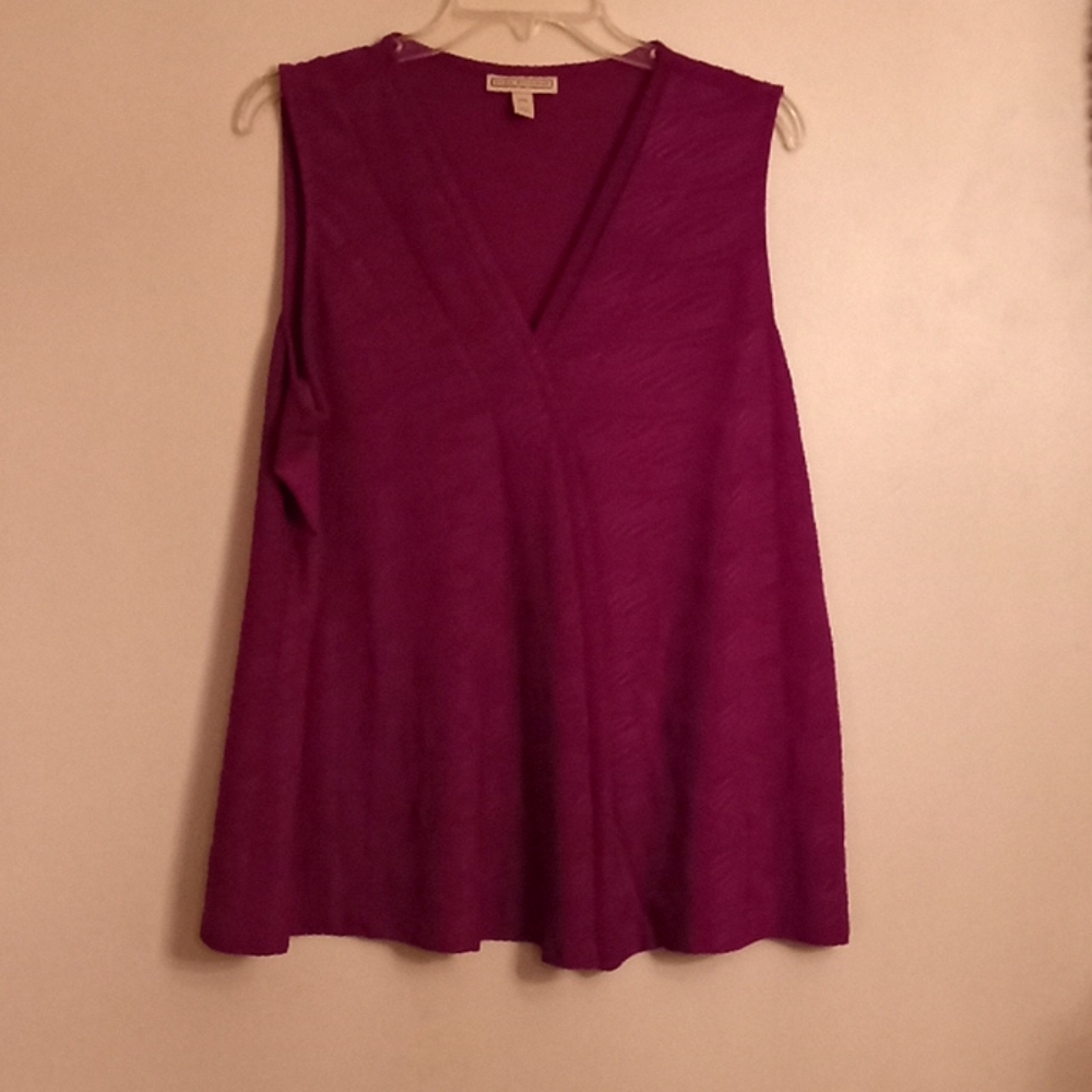 Stretchy sleeveless blue